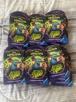 50 packs of LORCANA attack of the vine