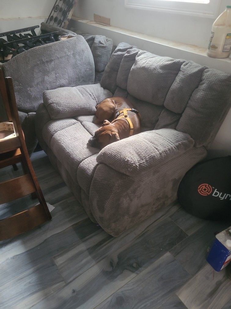 Oversized Recliner And Love Seat
