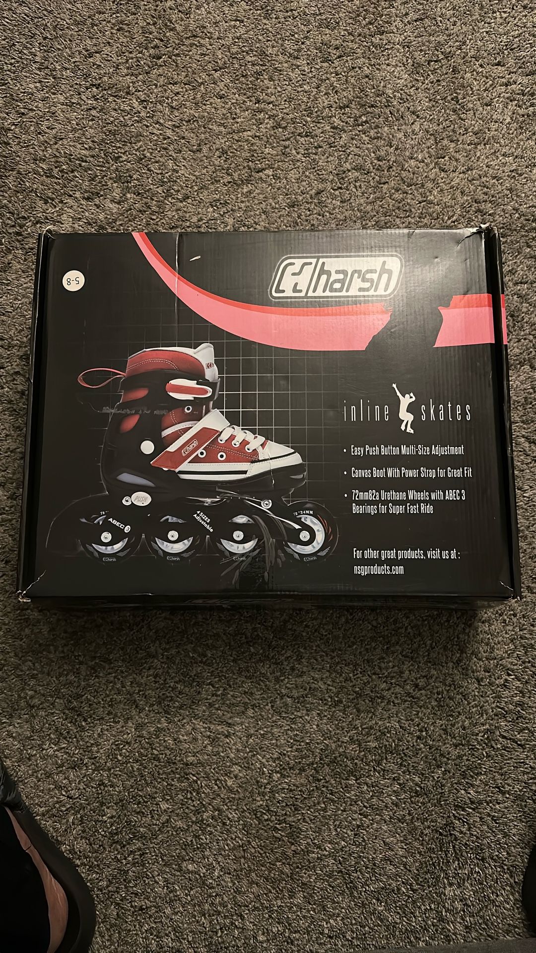 Inline Skates US sizes 5-8