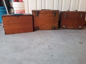 Vintage Tackle boxes Set Of 3 Vintage Fishing Supplies