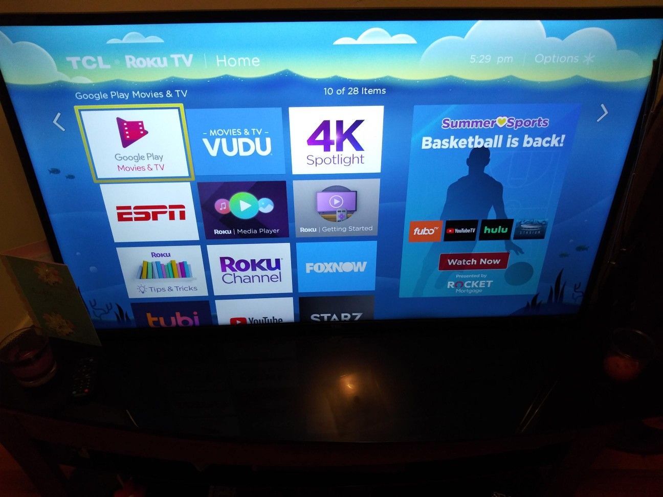 42 inch tcl roku smart tv for sale