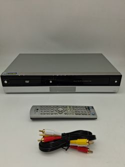 LG ,VCR/DVD Player with remote and cable.  Works fine! It's in very good condition.