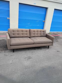 Sofa couch crate and barrel - delivery available