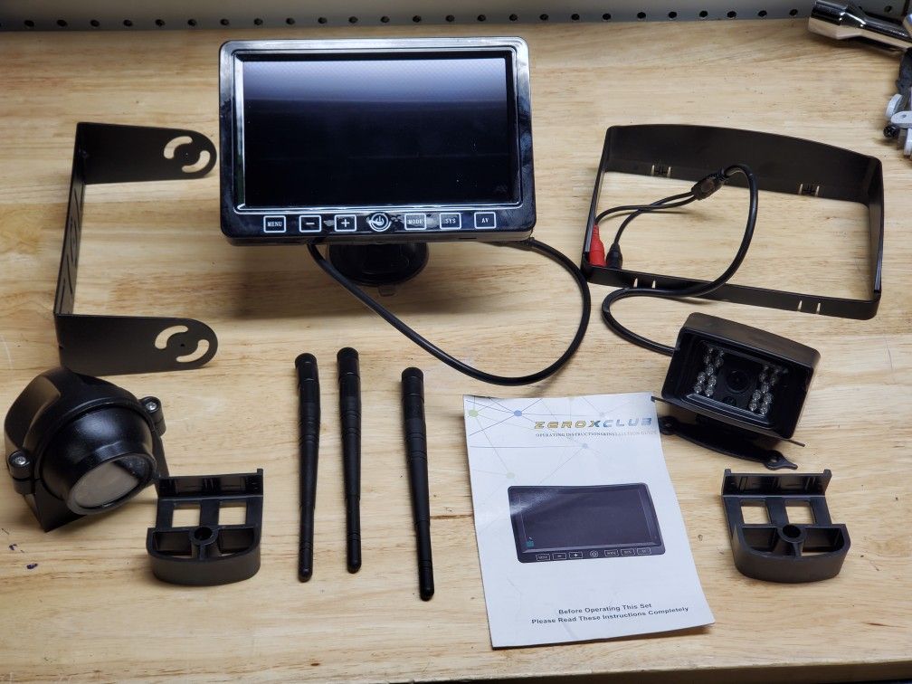 Zeroxclub Digital Wireless Backup Camera System Kit, HD 