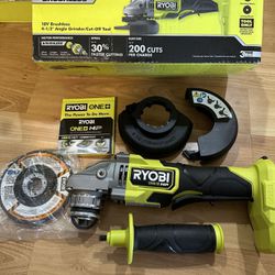 RYOBI ONE+ 18V Cordless 4-1/2 in. Angle Grinder (Tool Only) 