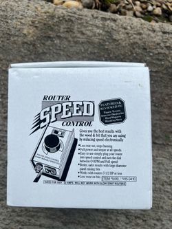 MLCS Router Speed Control