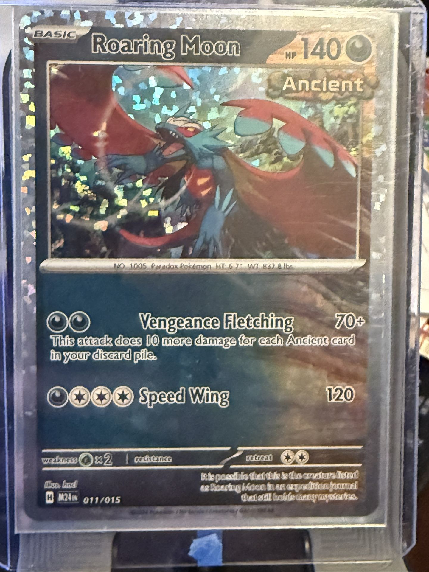 Pokemon Roaring Moon 011/015 McDonald’s 2024 Holo Foil