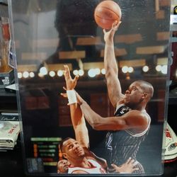 Original 1994 Shaquille O'Neal 8x10 PHOTO Orlando Magic NBA TRADEMARK STAMPED....