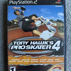 ***NO TRADES!!!*** Tony Hawk's Pro Skater 4 (PlayStation 2) ***flawless disk***