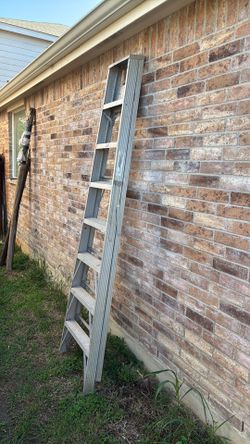 8ft A-Frame ladder aluminum