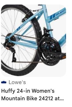 MOUNTAIN BIKE 24 in LIGHT BLUE