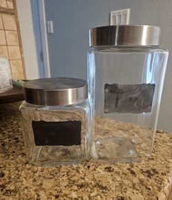 Glass Canister Set