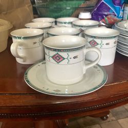 Studio Nova Adirondack Cup And Saucers 8 Sets