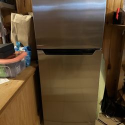 Darby Double Decker Stainless Steel Fridge/Freezer