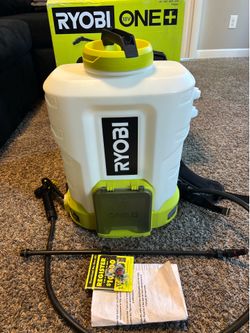 Ryobi ONE+ 18V Cordless Battery 4 Gal. Backpack Chemical Sprayer with 2.0 Ah Battery and Charger