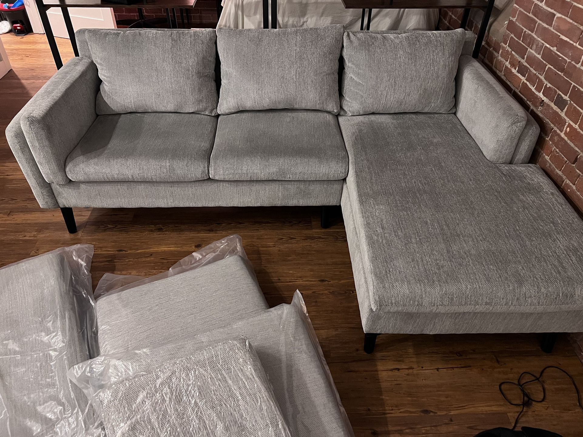 Sectional with Full Set Of Replacement Cushions 