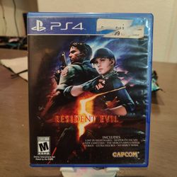 Resident Evil 5 (Playstation 4 / Ps4) !!(READ DESCRIPTION)!!