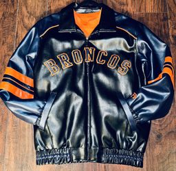 Denver Broncos Leather Jacket & Sideline Long Sleeve