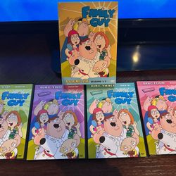 4 DVD Bundle Of The Family Guy Tv Show 