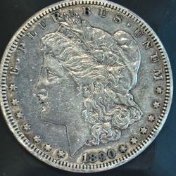 1890-CC Morgan Silver Dollar Carson City Circulated Coin