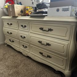 Vintage Hickory Manufacturing Company Oak French Provincial Credenza or Dresser