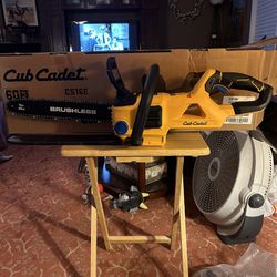 Brand New Cub Cade 60 Volt Chainsaw,Blower,WeedEater, Hedge Trimmers 