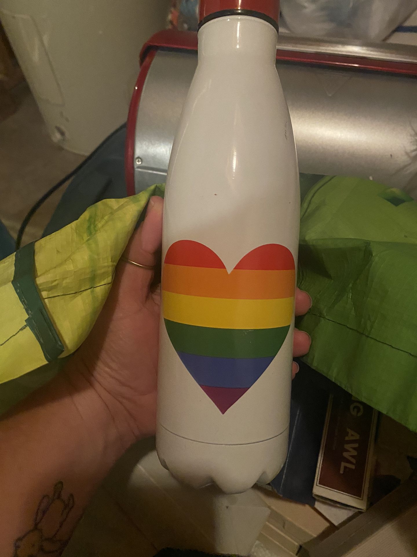 Pride Water bottle And Vans