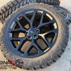 22" Chevy Silverado Wheels Tahoe Suburban Rims Tires Avalanche 6x5.5