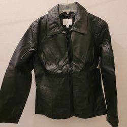 New Women's Worthington Medium Leather Jacket