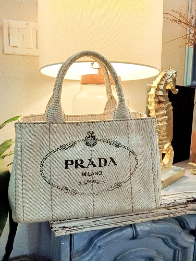 Prada Canapa Tote Bag