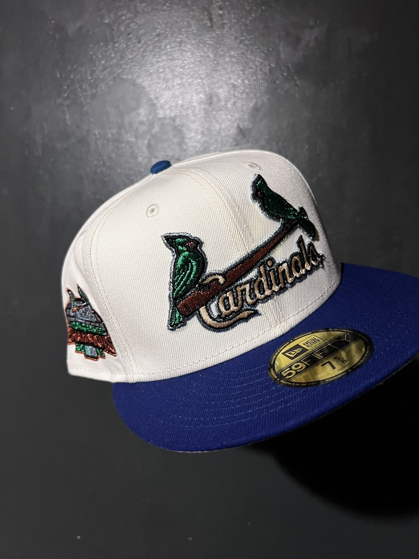 St Louis Cardinals Rushmore NohoNati Fitted Hat Size 7 5/8 Rerock