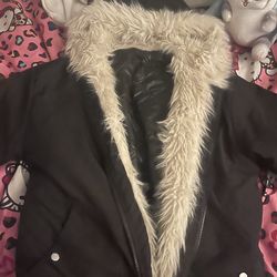 Fur puffer jacket