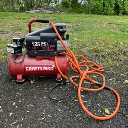 Craftsman 125 psi, 1 hp, 3 Gallon air 