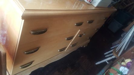 Very heavy all wood dresser