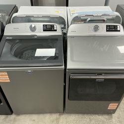 Maytag 5.3 cu. ft. Top Load Washer w/Extra Power 7.4 cu. ft. Vented Electric Dryer