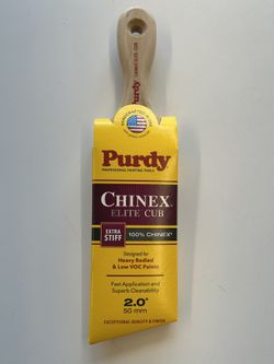 Purdy® Chinex Elite 2-in Reusable Nylon Angle Specialty craft brush