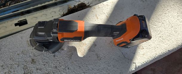 RIDGID Brushless Cordless Angle Grinder