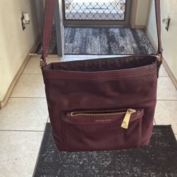 Michael Kors Burgundy Crossbody