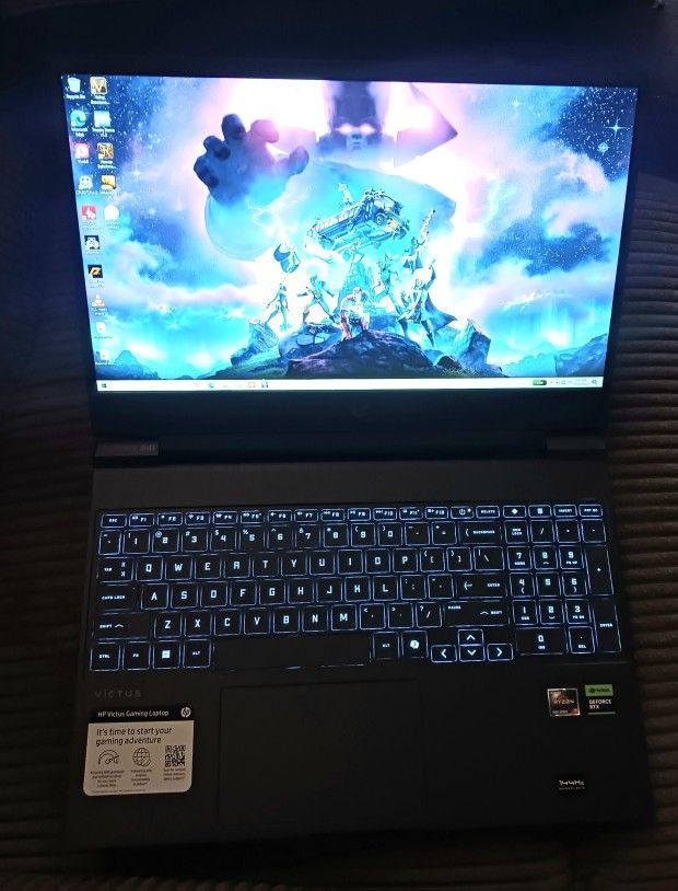 Brand New In Box HP Victus 16" Gaming Laptop AMD Ryzen 7 7445HS 16GB DDR5 RAM 512GB NVMe SSD 144Hz LCD Nvidia RTX 4050 6GB GDDR6X Graphics Windows 11
