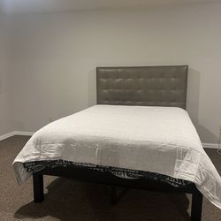 Queen size Bed Frame With Headboard 