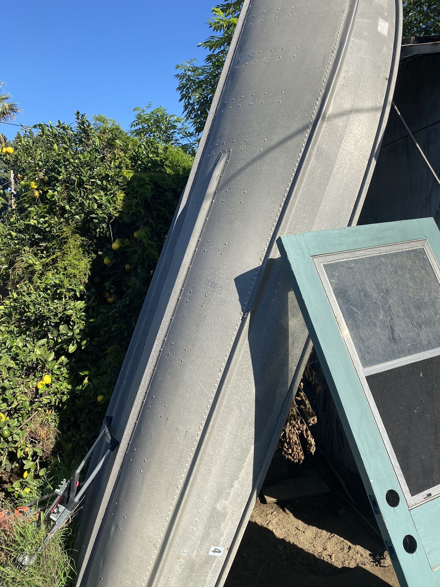 Aliumium Boat An A 2003 Cadillac 