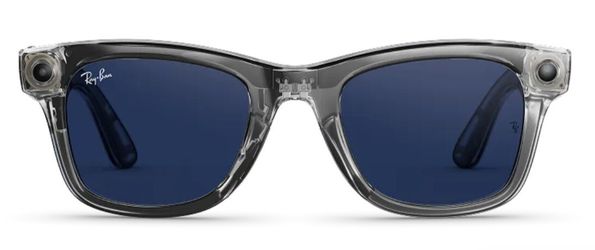 RAY-BAN Meta GEN 2 Wayfarer Smart Sunglasses Grey / Blue Transitions LARGE