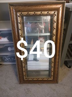 Hanging Show Case With Shelves