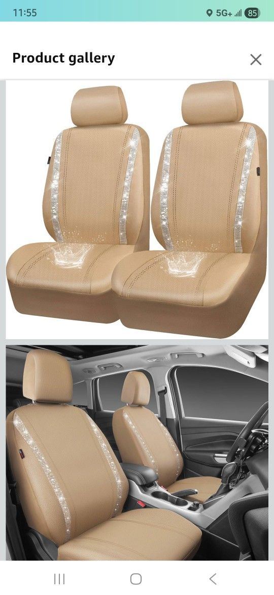 Brand new seat of seat covers.( Beige.)