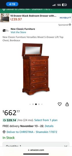 Dresser With Mirror