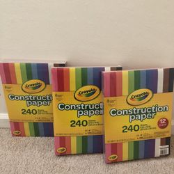 Colored Construction Paper 