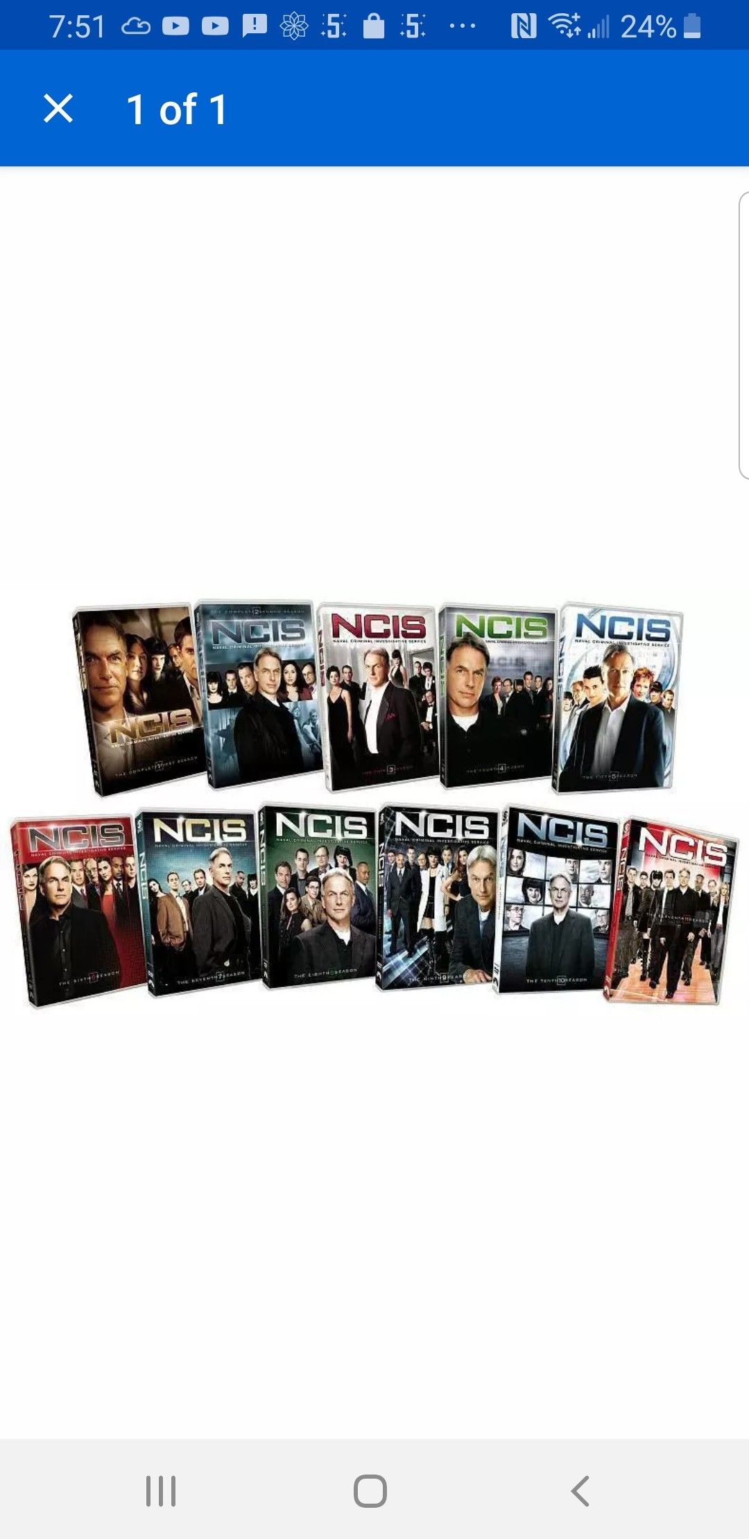 NCIS DVD season 1 to 11 sealed