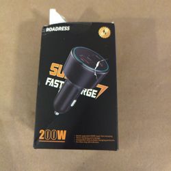 Roadress 200W Super Fast Car Charger. 