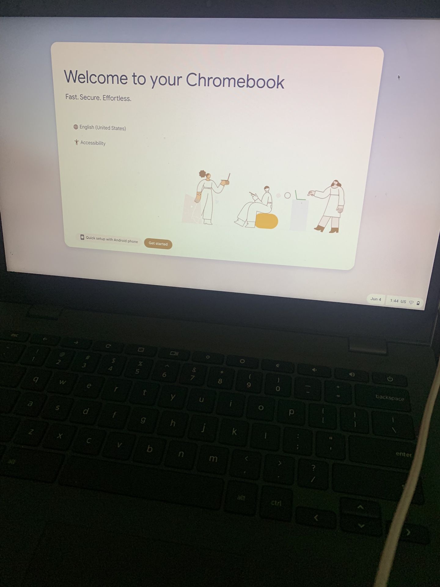 Artic Grey Chromebook Lenovo