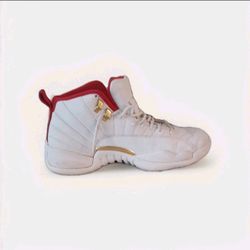 Air Jordan 12 Retro 'FIBA'  White and University Red Colorway / Size 11.5
